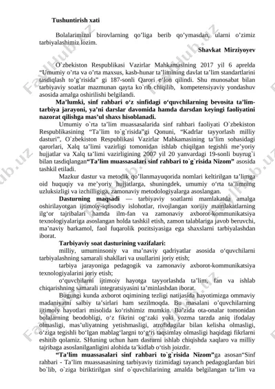 3-sinf tayyor tarbiyaviy soat dars ishlanmalari yangi — DOCX