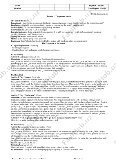 3-sinf konspekt new — DOCX