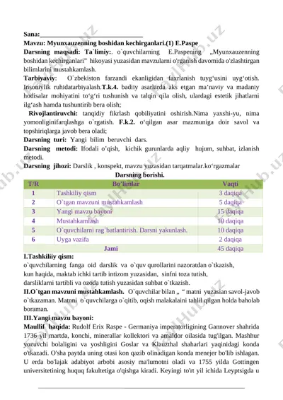 3_sinf_o`qish_4_chorak_yangi_2019_2020_to`liq_hajmda_pechatga_tayyor — DOCX