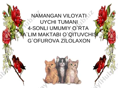 g`ofurova zilolaxon matematika — PPT