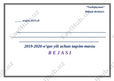 3-sinf ish reja@xalq_talimi_xodimi — DOCX