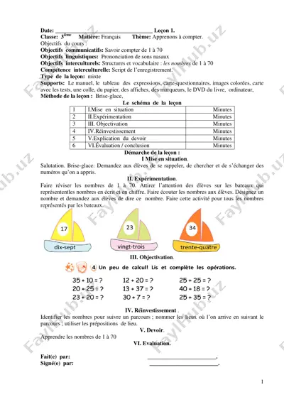 3-sinf fransuz tili iii-chorak (1) — PDF