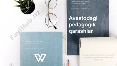 avestodagi pedagogik qarashlar — PPTX