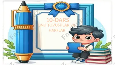 ona tili 10dars — PPTX