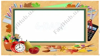 ona tili 6-dars — PPTX