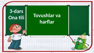 3-ona tili — PPTX