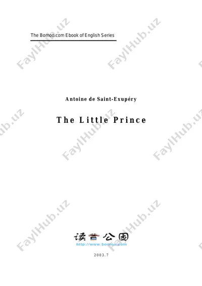 the little prince [@kitob_pdf_yuklabot] — PDF