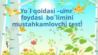 yo`l_qoidasi_–umr_foydasi_bo`limini_mustahkamlovchi_test_ — PPTX