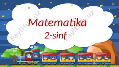 vaqt va vaqt birliklari @ikkinchisinf_yangi — PPTX