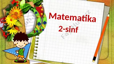 vaqt va vaqt birliklari , @ikkinchisinf_yangi — PPTX
