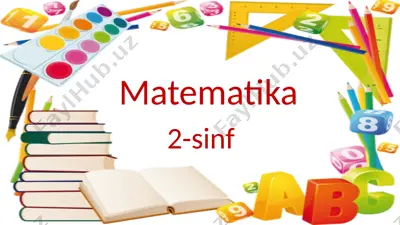 2-sinf.matematika 7-bob 3-dars 143-bet — PPTX