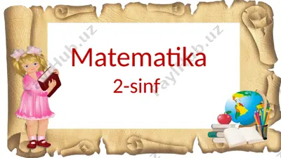 2-sinf.matematika 7-bob 2-dars 142-bet — PPTX