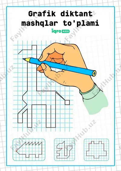 grafik diktant mashqlar to'plami — PDF