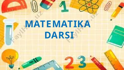 kechikishli harakat — PPTX