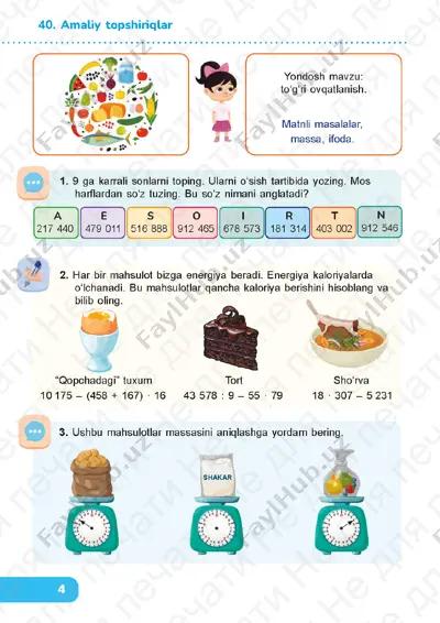 matematika, 4-sinf, 2-bo'lum — PDF