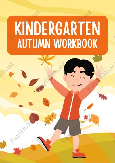 kindergarten autumn workbook — PDF