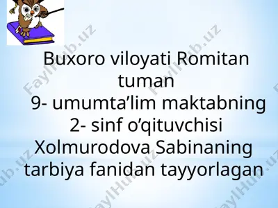 tarbiya — PPTX