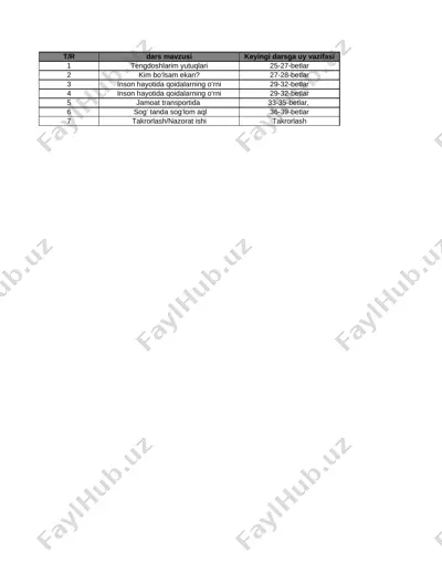 2-sinf tarbiya 2-chorak @e_baza_ishreja — XLSX
