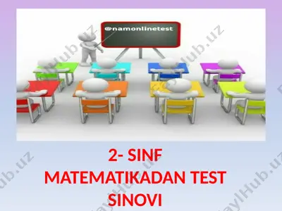 2- sinf matematika mustahkamlash uchun — PPTX