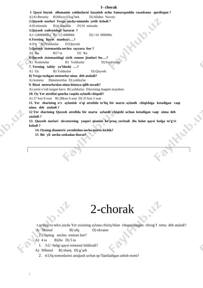 4 - sinftabiatshunoslik — DOCX