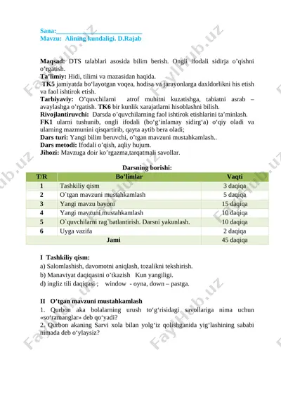askar qaytgan kun 2-qism — DOCX
