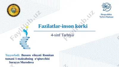 4-sinf tarbiya — PPTX