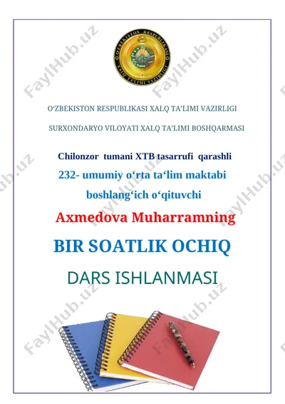 qaratqich va tushum kelishigi — DOCX
