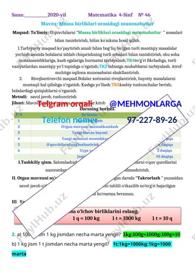 4_sinf_matematika_yechimlari_2_chorak_2021_2022_yil_uchun_100% — DOCX