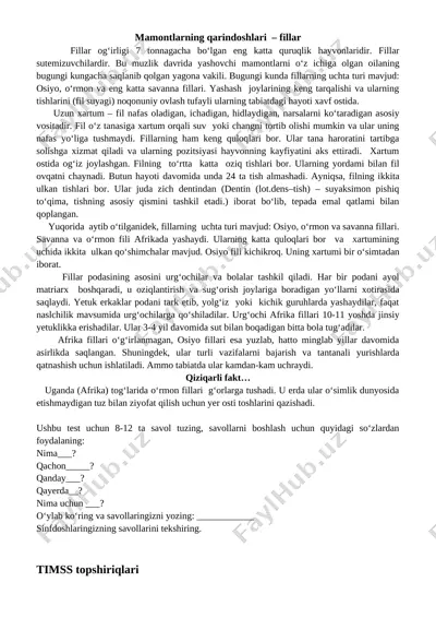 4-mashg'ulot uchun dilfuza 30 — DOCX