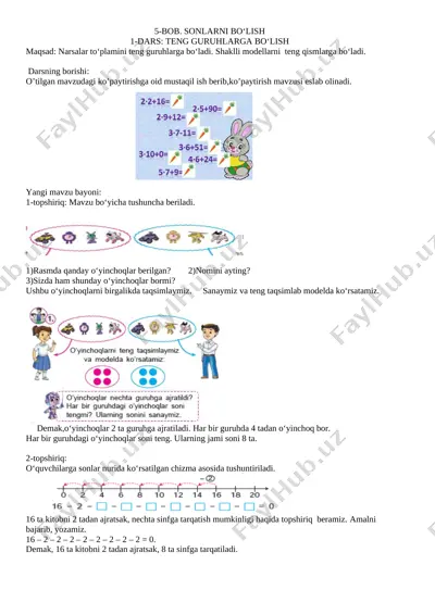 1-dars matematika fayl — DOCX