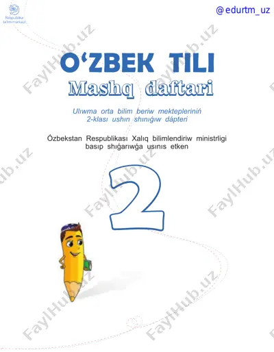 o'zbek tili daftar 2_daftar_qoraqalpoq — PDF