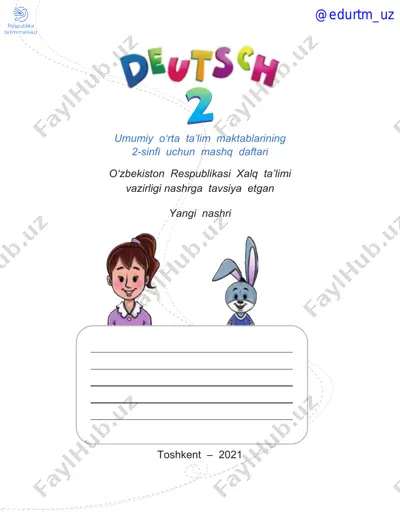nemis tili 2 daftar o'zbek — PDF