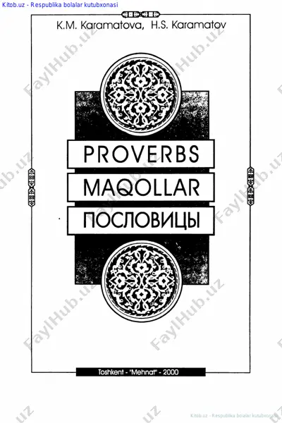 maqollar — PDF