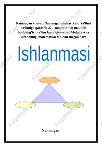 4-sinf. matematika. abdullayeva o — DOCX