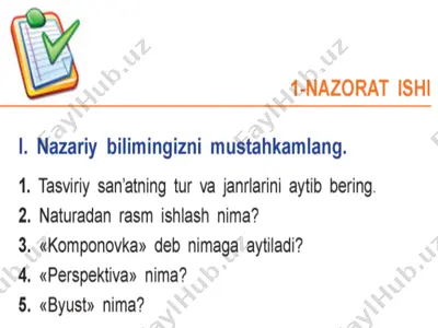 tasviriy san`at — PPTX