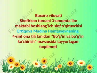 4_sinf_ona_tili_bo'g'in_va_bo'g'in_ko'chirish_mavzusida — PPTX
