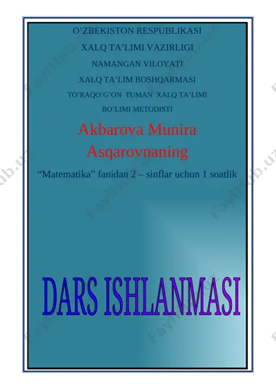 akbarova munira — DOCX