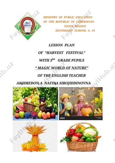 lesson plan — DOCX