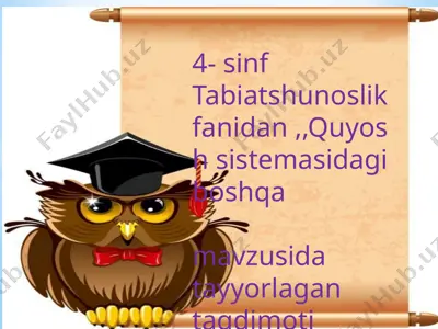 6-dars tabiatshunoslik — PPTX