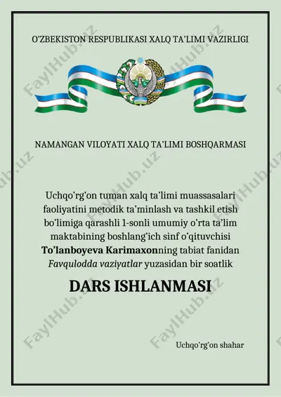 to'lanboyeva_karimaxon_dars-islanma — DOCX