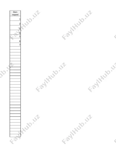 texnologoya 2sinf k(5) — XLSX