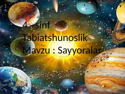tabiatshunoslik — PPTX