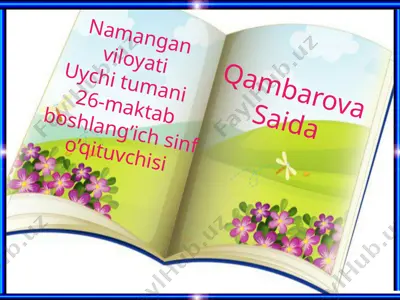 ona tili — PPTX