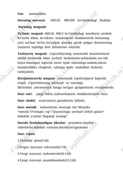 dars ishlanma 21 02 — DOCX