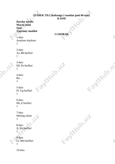 2-sinf o'zbek tili.xls — DOCX