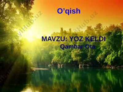 o'qish 2-sinf — PPTX