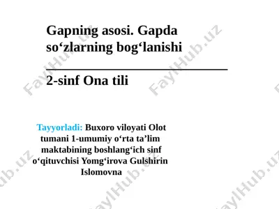 olot_tuman_1_umumta'lim_maktabining_boshlang'ich_sinf_o'qituvchisi — PPTX