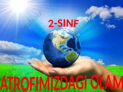 suv-xaet manbai. takdimot.2-sinf — PPTX