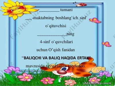 4-sinf_o'qish_baliqchi va baliq haqida ertak — PDF