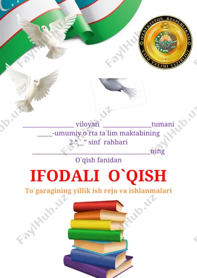 2 sinf ifodali o`qish to`garak 2020-2021 yil 68 soatlik — DOCX